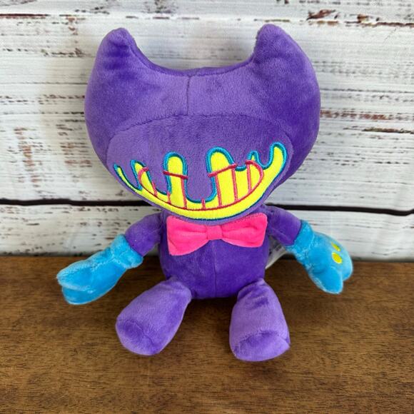 Bendy And The Ink Machine Blacklight Purple Plush Toy 9" Stuffed Phatmojo 2019 - Picture 1 of 4